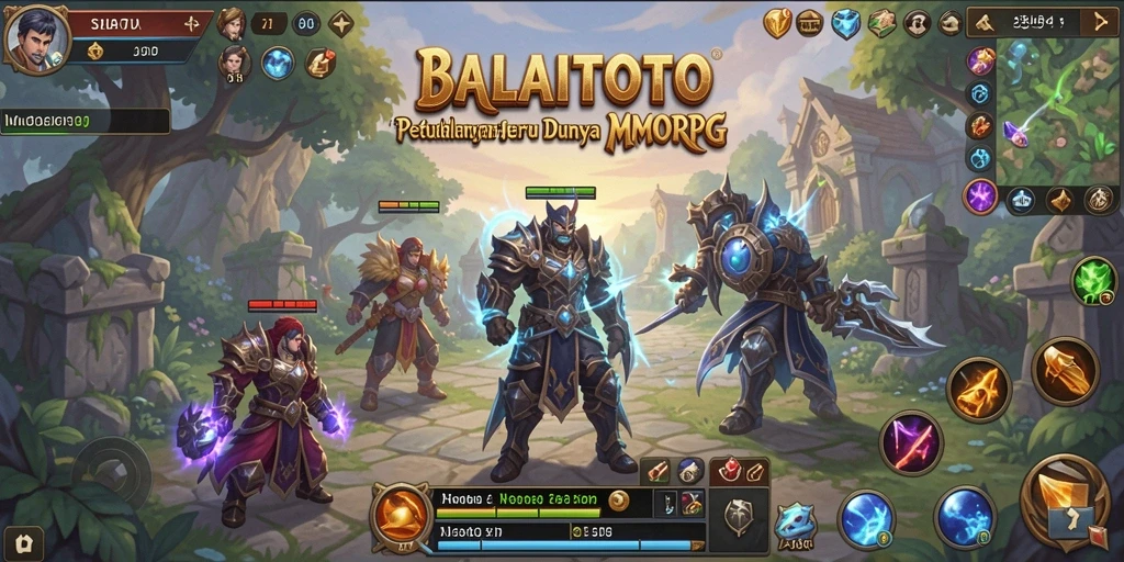 Gameplay menarik BALAITOTO di dunia MMORPG yang luas.