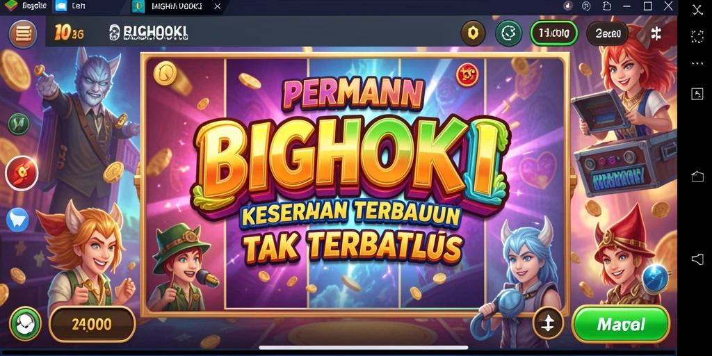 Tampilan menarik permainan Slot BIGHOKI dengan gameplay yang seru.