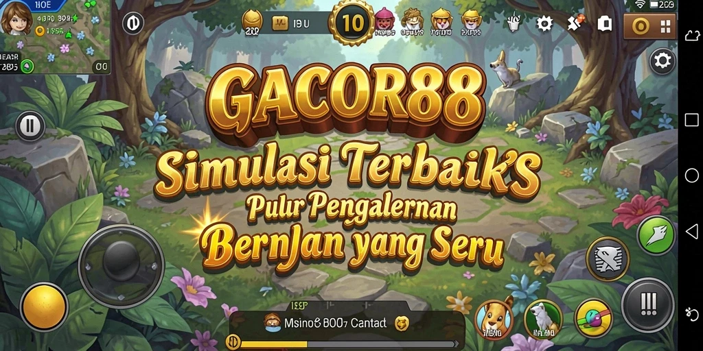 Screenshot utama GACOR88 menampilkan gameplay simulation yang menarik.