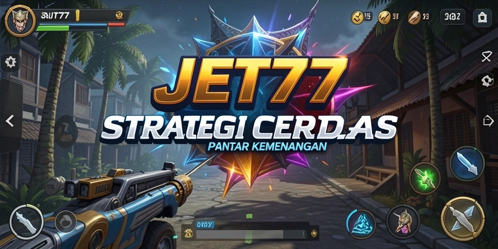 Screenshot JET77 menampilkan suasana pertempuran yang mendebarkan dan karakter yang beragam.
