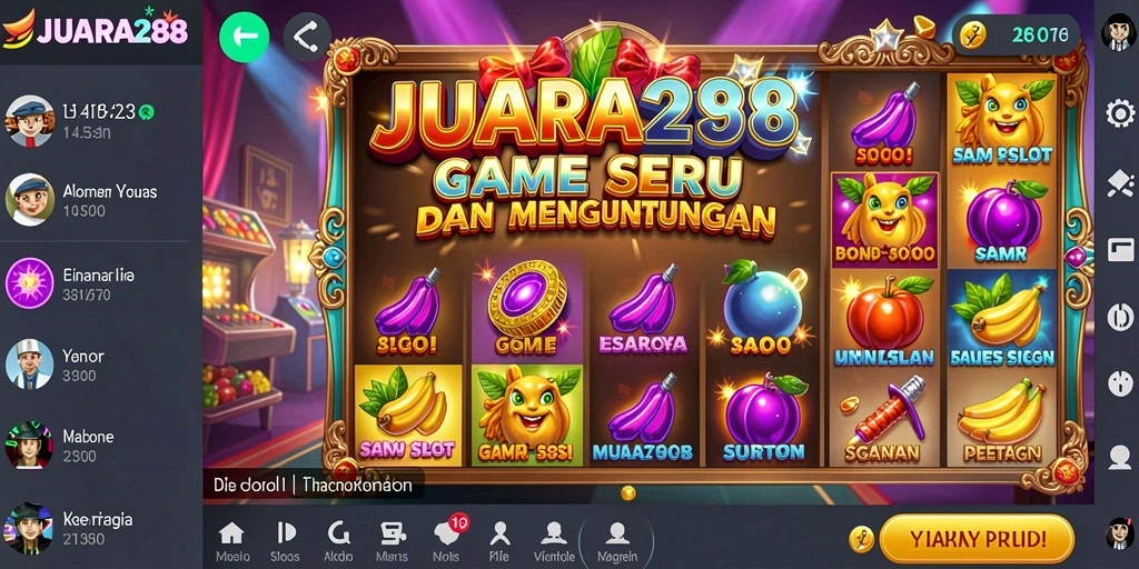 Tampilan menarik dari gameplay Slot JUARA288 yang seru dan menguntungkan.