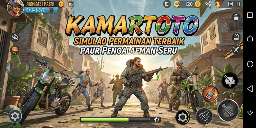Tampilan gameplay KAMARTOTO yang seru dan interaktif.