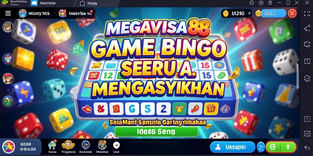 Tangkapan layar utama dari gameplay Bingo MEGAVISA88 yang mengasyikkan.