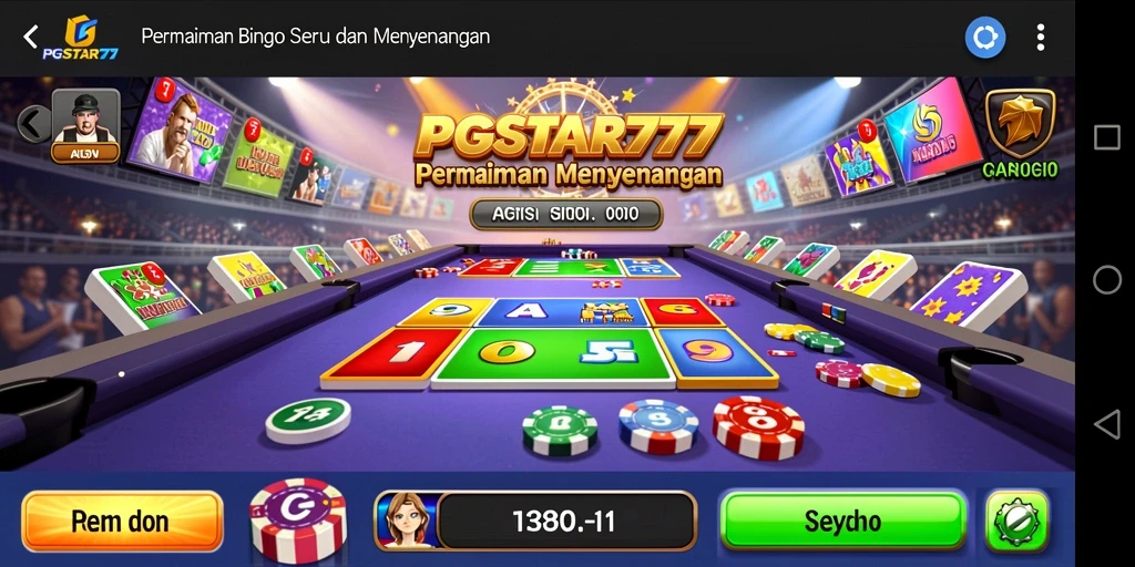 Tampilan gameplay menakjubkan dari PGSTAR777 yang penuh warna dan interaksi.