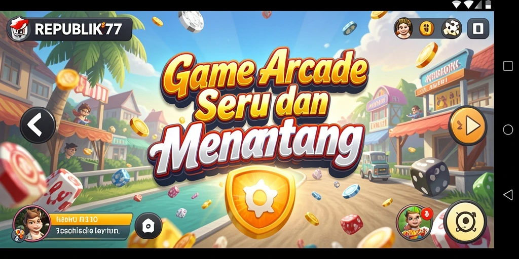 Gameplay seru dan penuh warna dari REPUBLIK77.