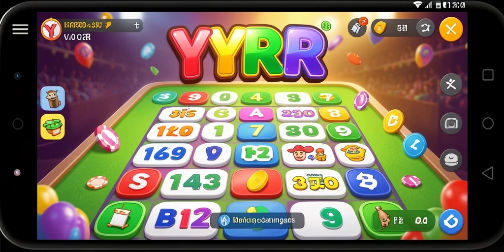 Screenshot utama YYRR menunjukkan keseruan bermain Bingo secara interaktif.